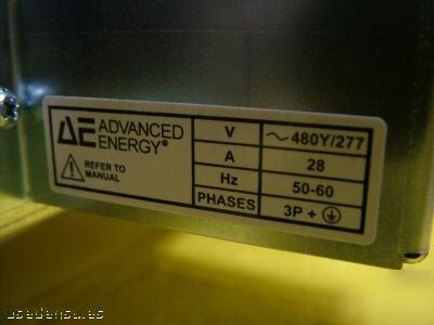 Ae advanced energy pinnacle 10/6KW supply 3152412-116F
