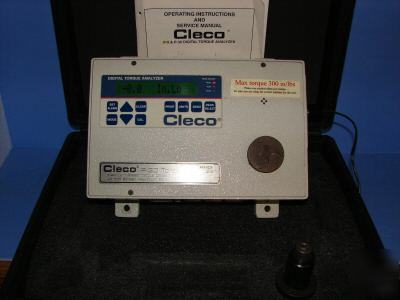 Cleco digital torque analyzer model p-30