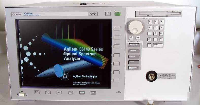 Hp/agilent 86140B/025 optical spectrum analyzer fiber