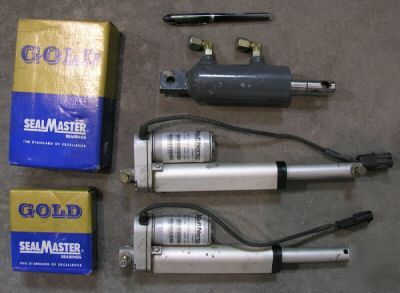 Hydraulic cylinder, linear actuators, bearings, misc 