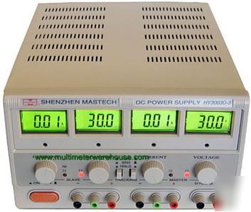 Mastech variable triple-ouput dc power supply 30V @ 3A