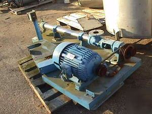 10 hp progressive cavity pump moyno/robbins & myers