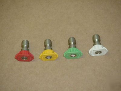 New general pump pressure washer nozzle 4 pack