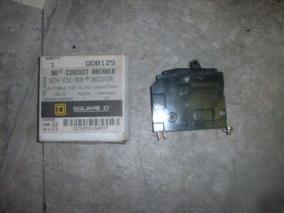 New square d QOB125-25A circuit breaker 