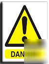 Danger sign-adh.vinyl-300X400MM(wa-075-am)