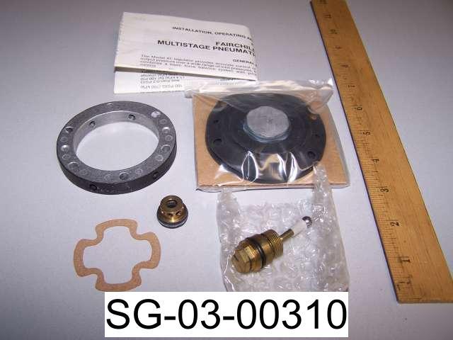 Fairchild model 81 pneumatic regulator service kit 