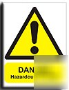 Haz. to health sign-semi rigid-200X250MM(wa-132-re)