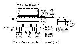 National DM74ACT138N decoder/demux 3-8LINE 16-dip 