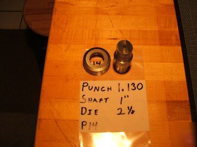 Punches + dies di acro diacro/ weidemann /roper whitney