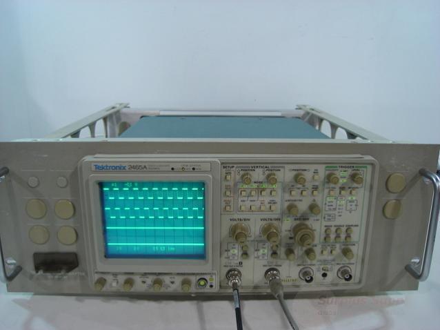 Tektronix 2465A 4 ch 350 mhz oscilloscope opt 1R 10