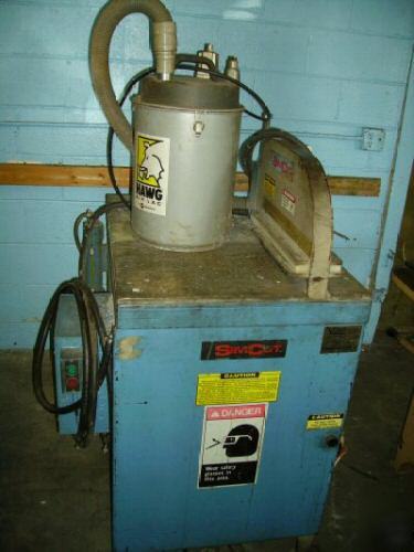 Used simcut semi automatic saw for aluminum or wood