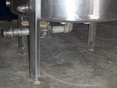 165 gallon 316 stainless steel mixer tank