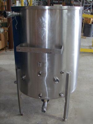 165 gallon 316 stainless steel mixer tank