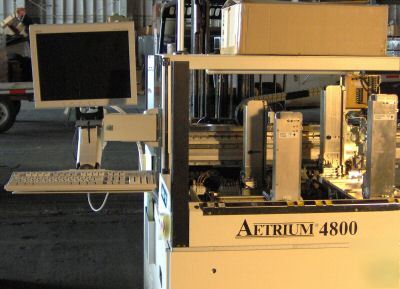 Aetrium 4800 pick and place machine with tray loader