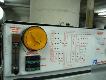 Edwards M150 gas reactor column w/ column heater unit
