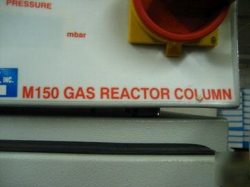 Edwards M150 gas reactor column w/ column heater unit