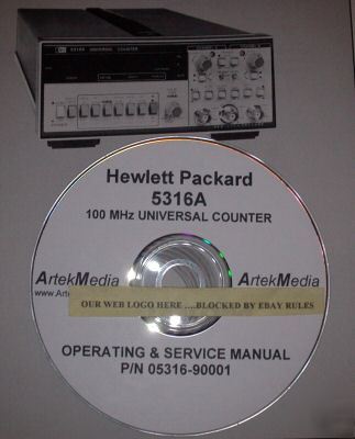 Hp 5316A operating & service manual (complete )