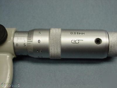 New 0-25MM outside micrometer in case made in ussr 