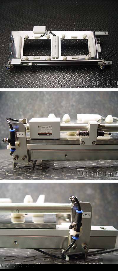 Wafer handling linear roller slide rail actuator 