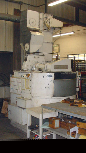 Wheelabrator, multi-table peening/shot blast cabinet