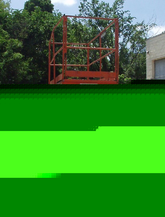 Ballymore scissor lift aerial work platform, 27' lift