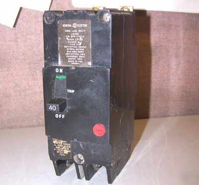 Ge TEY240 circuit breaker tey M02 2 pole 40 amp 