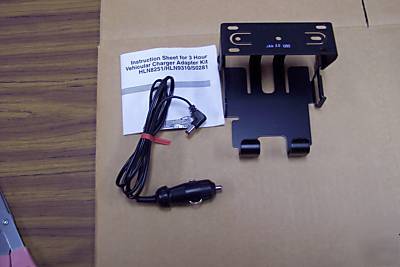 Motorola HLN8251 vehicle charge adapter & bracket