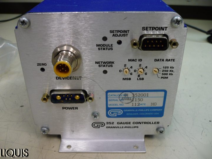 Granville-phillips 352 gauge stabil-ion controller 