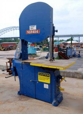 Yates vertical bandsaw: serial number b-26807