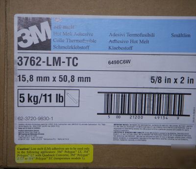 3M jet melt / hot melt adhesives 3762 lm tc