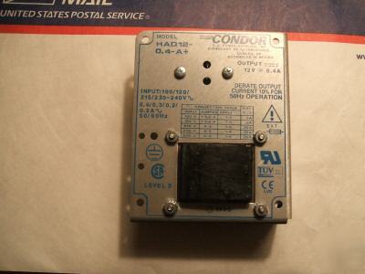 Condor HAD12-0.4-a+ linear power supply +/-12V, nos