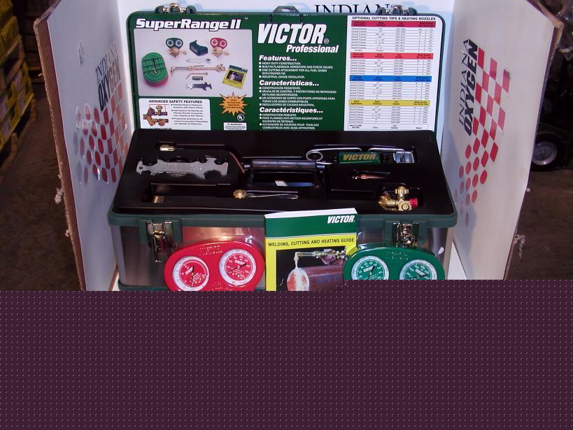 Victor superrange ii welding & cutting kit 0384-0836 n