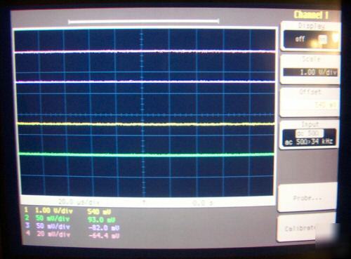 Hp agilent 54720D oscilloscope+54712A plug-ins+manuals