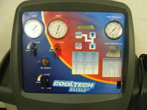 Robinair 34134Z ac recovery unit r-134A cool-tech