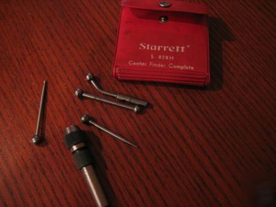 Starrett s - 828H center finder complete / machinists