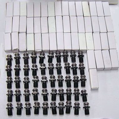 50 pc mazak cat 50 x 45 deg. coolant pull stud