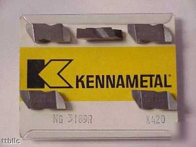 5PC NG3189R K420 kennametal grooving insert 