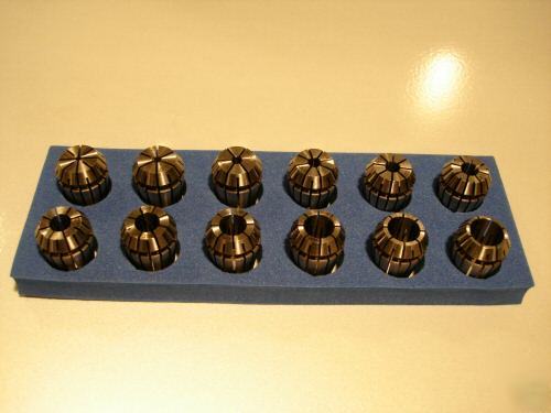 ER20 full set 12 pcs er 20 high precision collet set