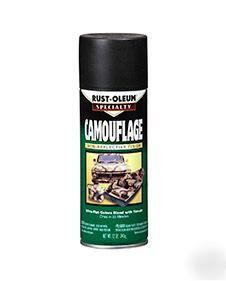 Lot of 8 cans of rustoleum camouflage spray paint