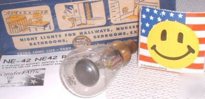 Ne-42 NE42 R9A neon glow lamp vintage test light bulb