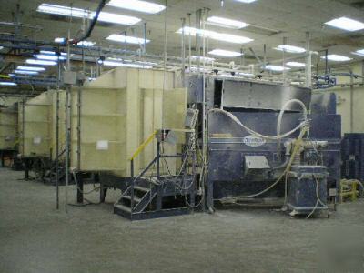 Powder booths, 3 large, nordson units