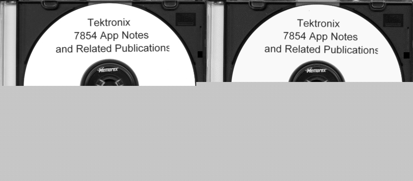 Tek 7854 very high res a/n and related docs in 2CD set