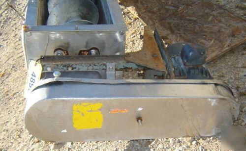 Used 12â€ dia x 19â€™ l food grade s/s screw conveyor 4895