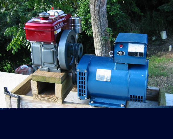 New 3 kw - st generator head + free coupling or pulley