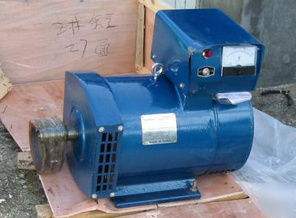 New 3 kw - st generator head + free coupling or pulley