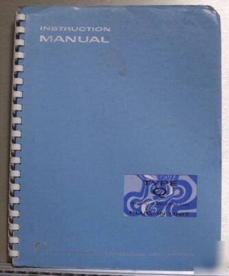 Tek type q type-q original service / operating manual