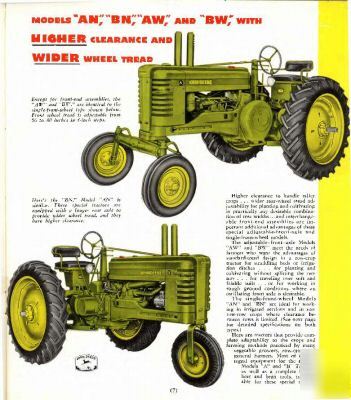 Antique farm tractor sales brochures 1920S -1960S
