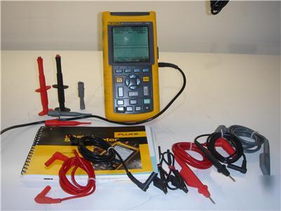 Fluke 123 industrial scopemeter 20 mhz #301