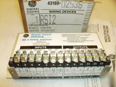 Ge rsi-2 RSI2 remote control switch interface ***** 