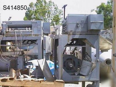 Grinder, pelletizer, plastic, cumberland, s/st, 40 hp,